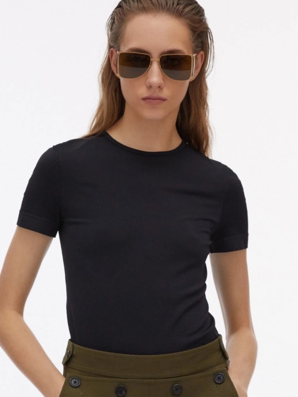 Helmut Lang Seamless Baby Tee - Black XS /S